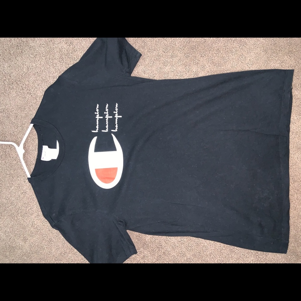 Black Champion Tee